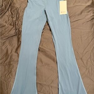 Lululemon Light Blue high rise Mini Flare Leggings
